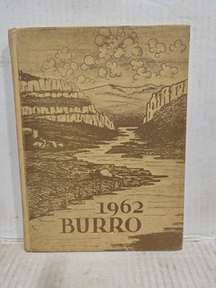 1962 Burro Yearbook Mineral Wells High School Mineral Wells Texas