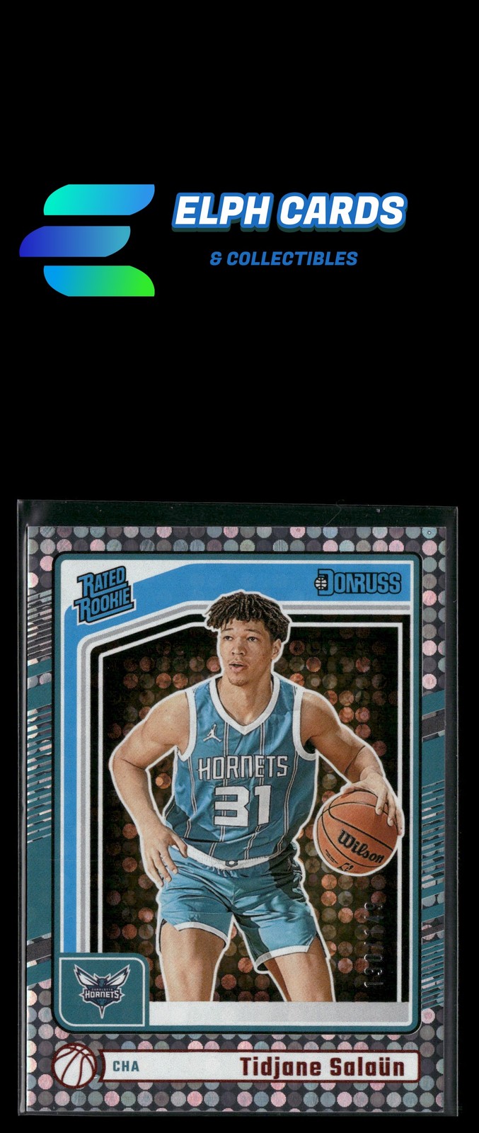 2024-25 Donruss #229 Tidjane Salaun Disco Red /149