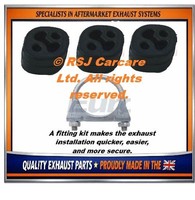 Euroflo FE1079D Kit FüR EXFD6350 Auspuff Hardware (Klemme, Montagematerial)