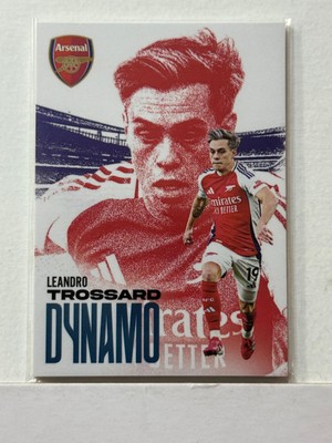 2024-25 Futera Club FX Arsenal Dynamo Blue #14 Leandro Trossard 11/11