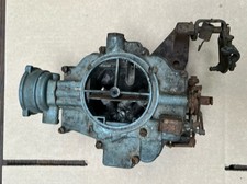 Vintage Gm Power Jet 2 Barrel Carburetor For Partsrestore Cracked Base