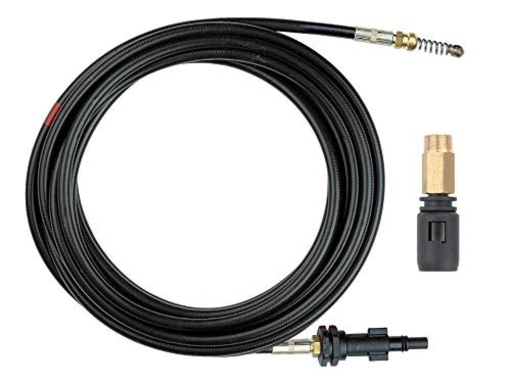 Black+Decker Sonda Sturatubi 16m Idropulitrice | Nuovo Kit Disotturazione