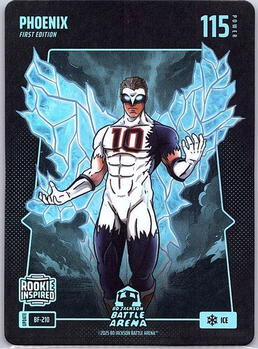 2025 Bo Jackson Battle Arena Alpha Update - Phoenix #BF-210 Ice Battlefoil (RC)