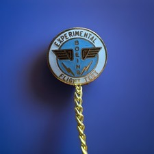 Vintage Boeing Experimental Flight Test Tie Tack Lapel Pin Aviation Enamel