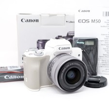 Canon EOS M50 24.1MP Mirrorless Digital Camera + 15-45mm Lens Kit - Great