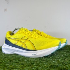 Asics Trainers Size 8 Men's Yellow Gel-Kayano 30 Road Trail Gym Running Shoes