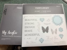 Close To My Heart Stampin up Lot Acrylic Stamp Sets Paper Punch Perennial