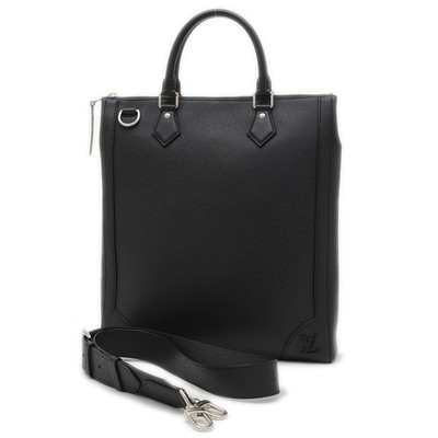 Louis Vuitton Taiga Vertical Tote Bag Black Men's M30811