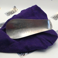 Vintage 1945-1965 Schiff's Shoes Metal Advertising Shoehorn Shoe Horn