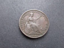 1822 George IV Copper Farthing Coin Nice Collectable Condition