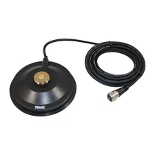 TRAM® NMO 5-In. Magnet with Soft Rubber Boot, 17 Ft. Cable, PL-259