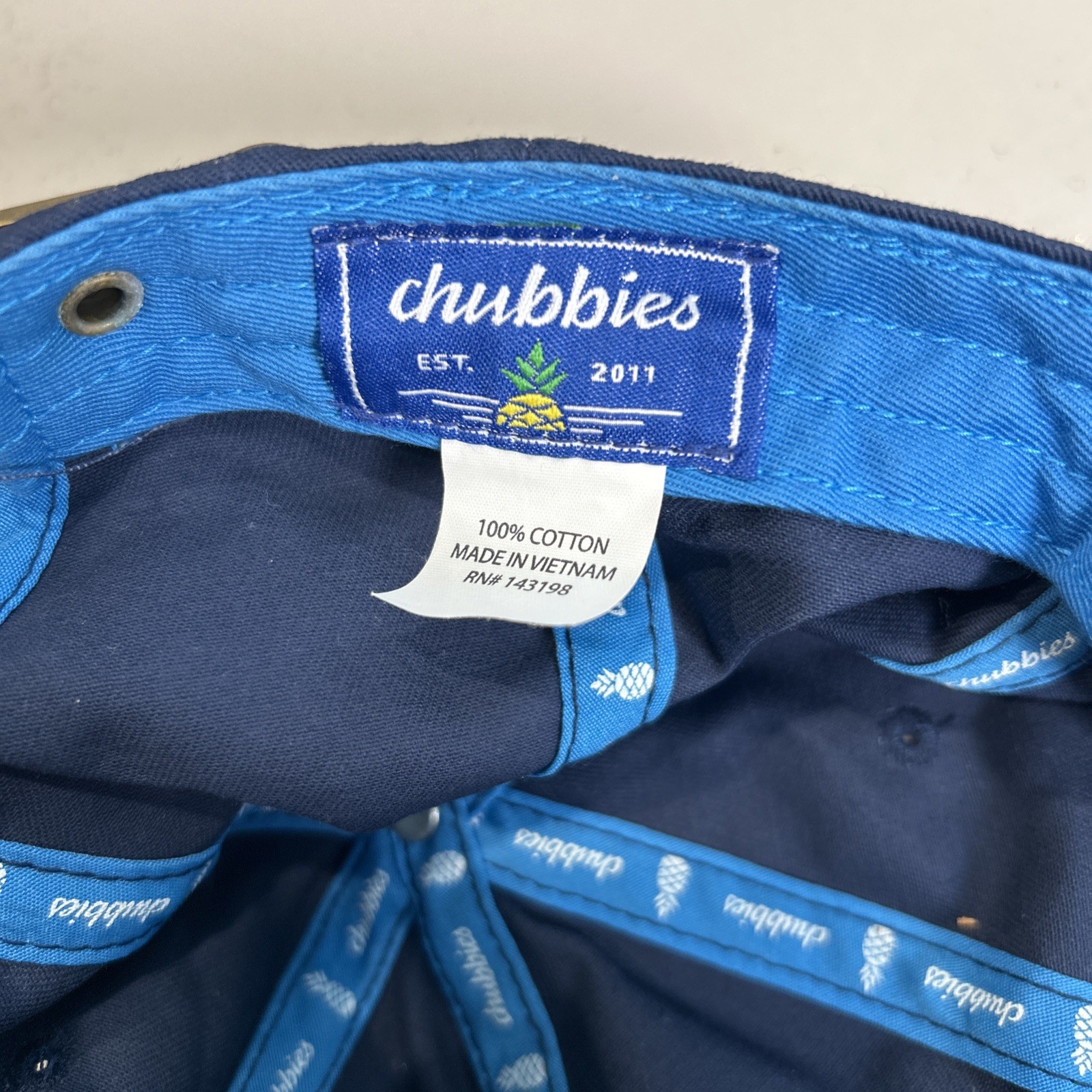 Chubbies Hat Cap Strap Adjustable Blue Rooster Em… - image 7