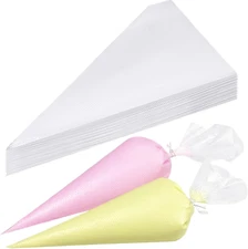 400 Pcs Disposable Piping Bags, 13 Inch Anti-Burst Tipless Pastry Bags for Icing