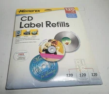 Memorex CD Label Refills, Open Pack
