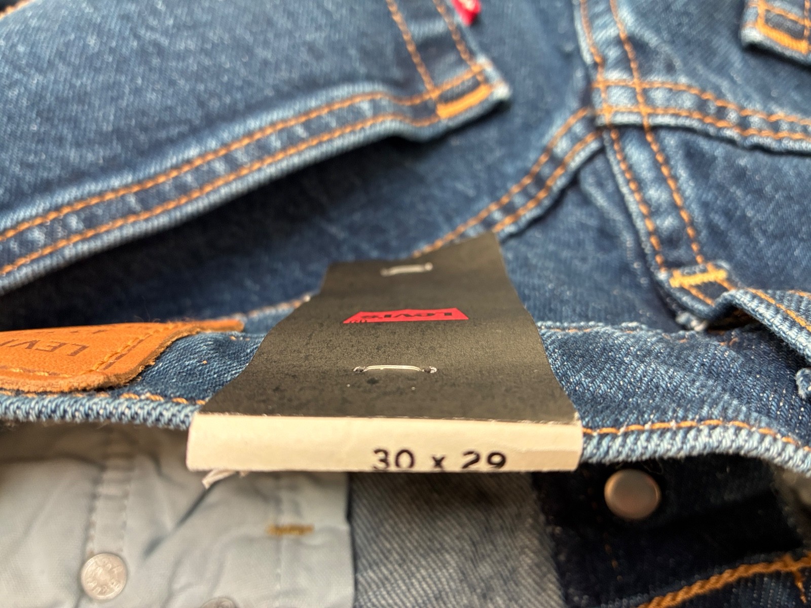 Women's Levis Premium Jeans Ribcage Ankle Straight Blue Denim - Button Fly 30/29 thumbnail 10