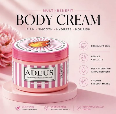 Original ADEUS Intensive Skin Treatment Body Moisturizer Cream 300g Cruelty-Free