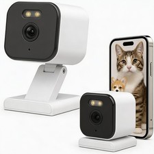 WIFI6 Smart Home Security Camera 2K Color Night Vision and Baby Monitor Indoor