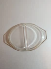VTG Pyrex Divided Casserole Lid Clear Glass Replacement 1.5 Qt 945c26 Lid Only
