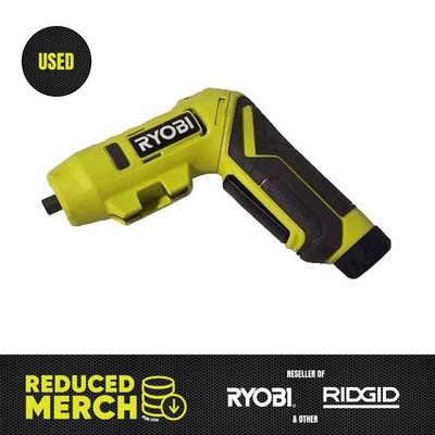 Ryobi USB 4-Volt Lithium Screwdriver With Pivoting Head FVD50 ha-18