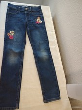 Wonder Nation Girls Jegging Jeans Blue Floral...