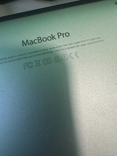 Apple MacBook Pro 13.3" (256GB SSD, Intel Core i7 5th Gen., 3.10 GHz, 8GB, Intel - Picture 8 of 9