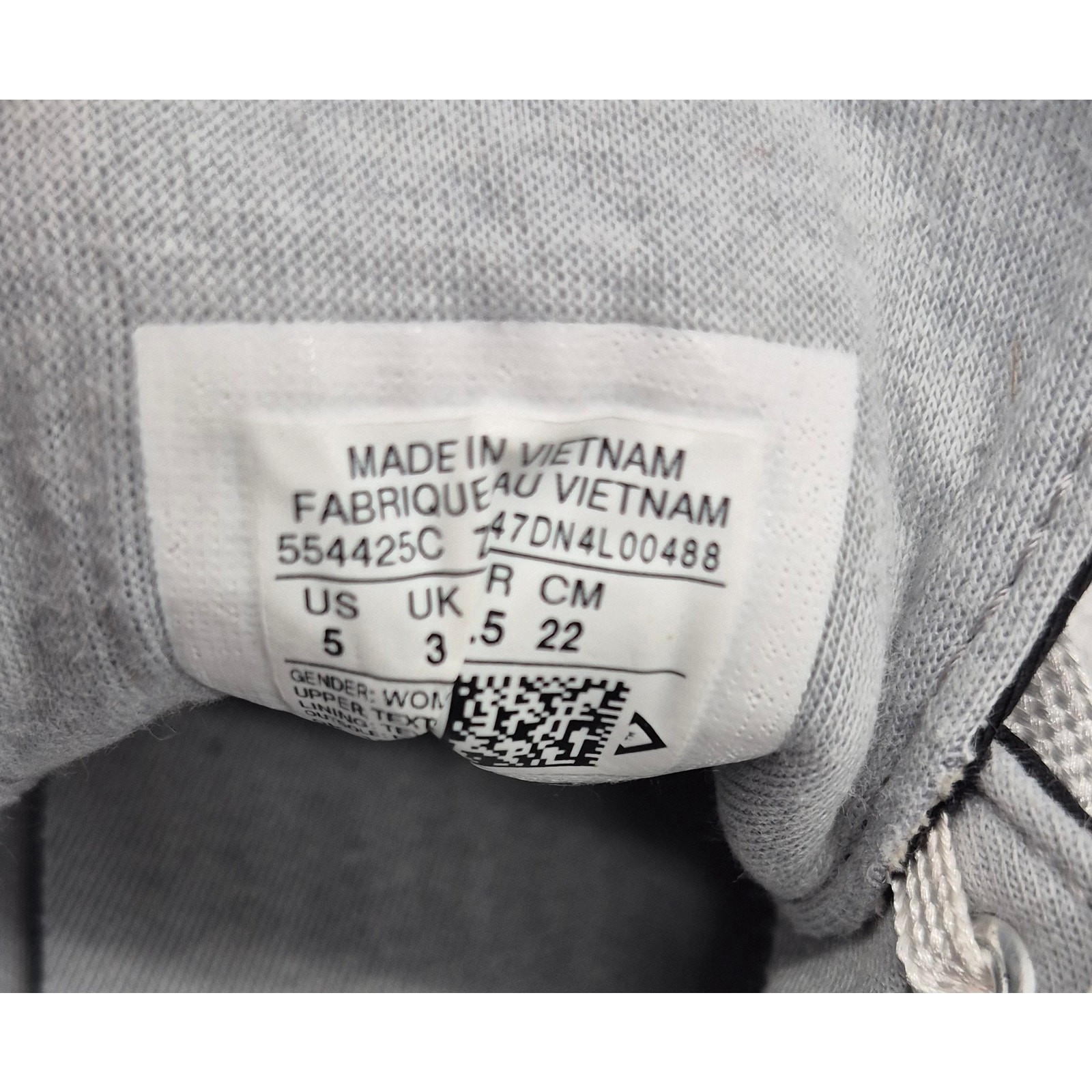 Converse Unisex Chuck Taylor Black Casual Size 5 thumbnail 7