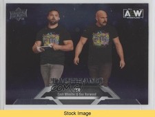 2023 AEW All Elite Wrestling Tag Teams Silver Foil Dax Harwood Patch READ 1ai1