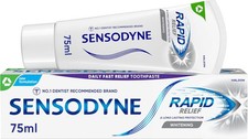 Image of Sensodyne Sensitive Rapid Relief Whitening Toothpaste for Sensitive Teeth