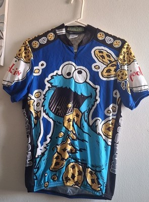 Pearl Izumi Cookie Monster Vintage Bike Jersey Hype Street 2005 Sesame street M