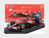 Burago 18-36843-SAI-MIAMI Ferrari - F1 SF-24 Team Scuderia Ferrari N 55 5Th Miam
