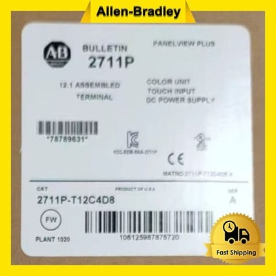 New Factory AB 2711P-T12C4D8 2711P-T12C4D8  PanelView Plus 12.1'' Sealed In Box