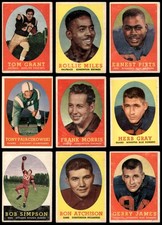 1958 Topps CFL Near Complete Set 3 - VG 7223189 (52 / 89 cards)