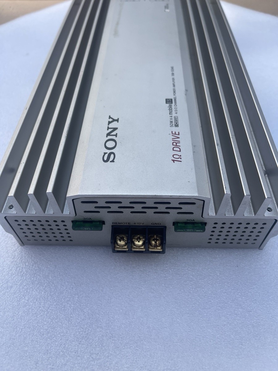 Old School Vintage Sony XM-5046 4 Ch Car Audio Power Amplifier