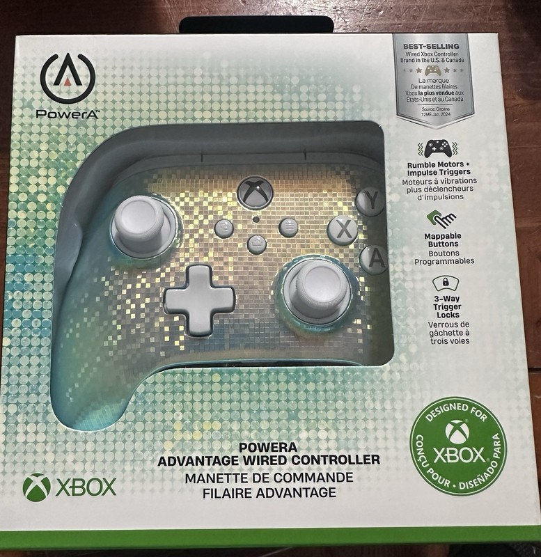 PowerA Advantage Wired Controller Xbox Series X|S – Disco Ball | Holographic