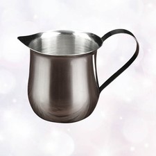  Coffee Frothing Cup Milk Container for Work Mini Jugs Stainless Steel