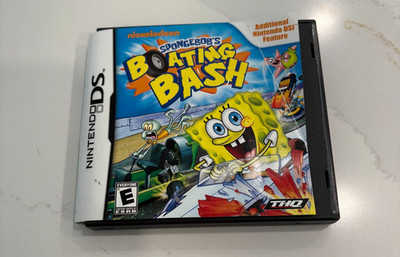Spongebob Boating Bash Nintendo DS - Complete w/ Manual.  Authentic!