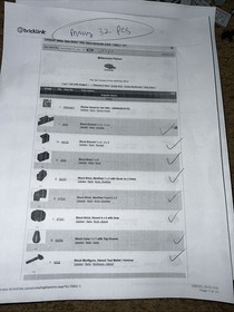 Lego 7965 Star Wars Millenium Falcon 3 Minifigure Luke Han Chewbacca Miss 32 Pcs