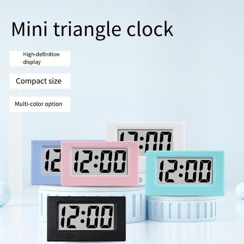 Clock Triangle LED Screen Lectronic Digital Alarm Screen Desktop Clock for8618 - Bild 2 von 9