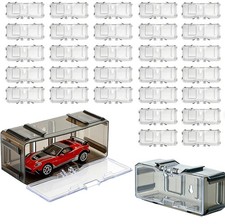 80Pack Interlocking Toy Car Storage Case for 1/64 Scale DieCast Cars, Compati...