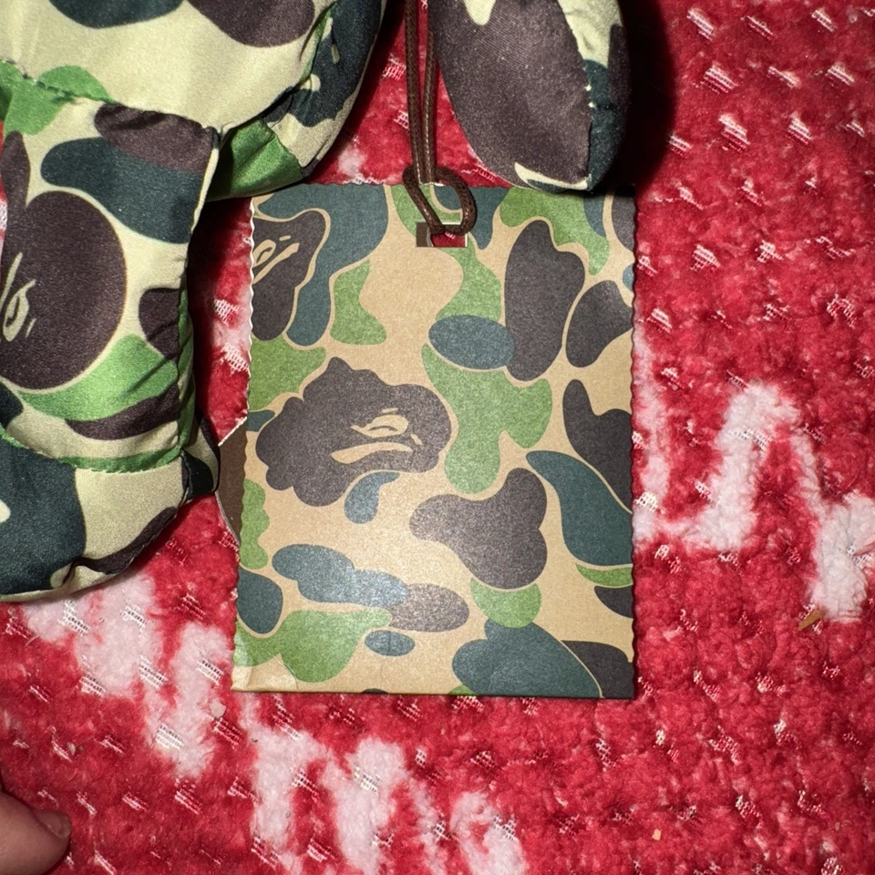 Bolso de Mano Embalable BAPE by A Bathing Ape ABC Camo Bear Eco "Camuflaje Verde" Foto 4 de 4