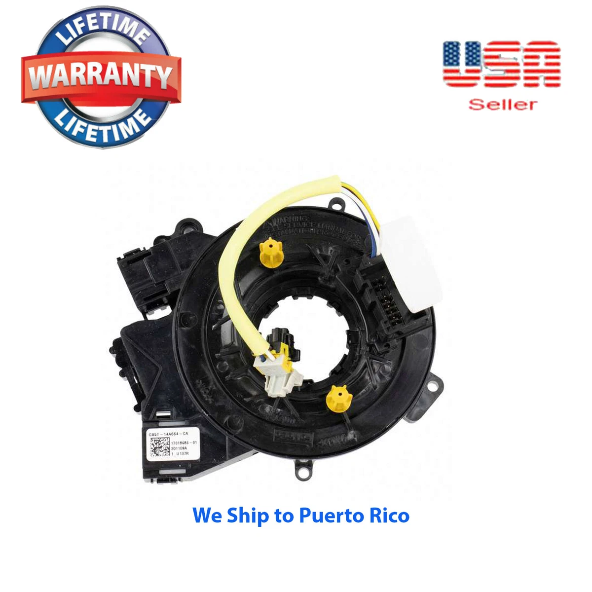 GB5Z-14A664-C Clock Spring Fit Lincoln MKX 2011-2015 Ford Edge 