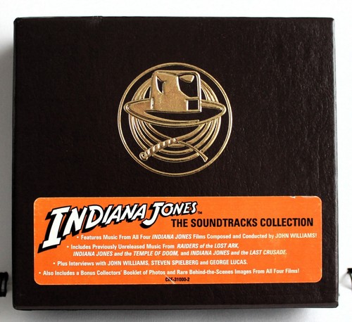 INDIANA JONES ... THE SOUNDTRACK COLLECTION. C.D. BOX SET - Picture 1 of 18