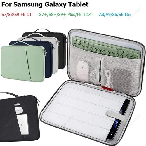 Tablet Sleeve Bag Samsung Galaxy Tab S9 S10 Plus 2024/S8/S7 11" S9+/S8 +/S7+FE 1 - Picture 2 of 84