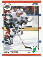 JOHN TONELLI 1990-91 SCORE CARD NEAR MINT+ CONDITION