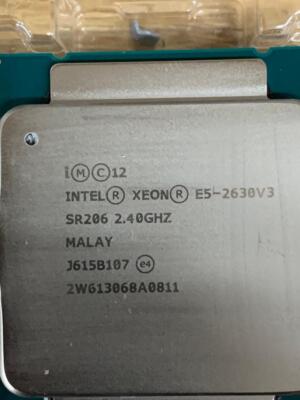 Lot of 4 Intel Xeon  E5-2630 v3 SR206
