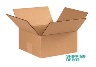 50 ~ 8x8x4'' Corrugated Kraft Cardboard Cartons Shipping Packing Box Boxes