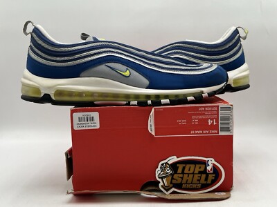 Air Max 97 Og Royal Neon 2017 Size 14 Authentic Low Used