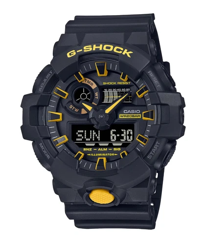Casio G-SHOCK GA700CY-1A Men's XL Ana-Digi 3D Black Yellow Bumblebee Watch