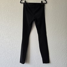 Helmut Lang M Black Moto Leggings Pull On