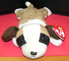 TY BEANIE BABY BERNIE ST. BERNARD DOG DOB OCT 3 1996 SEALED BAG SINCE BIRTH